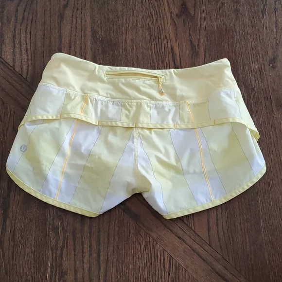 Mellow yellow lululemon speed shorts - Picture 4 of 8